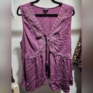 Torrid size 3 purple top